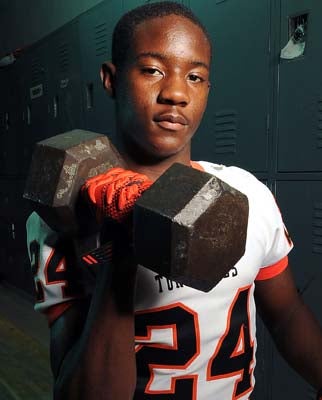 Michael Johnson is a strong force at defensive back.