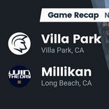 Football Game Recap: Villa Park Spartans vs. Millikan Rams