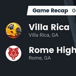 Football Game Recap: Jackson vs. Rome