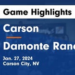 Carson comes up short despite  Lauren Finnerty's strong performance