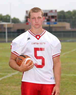Canton South quarterback Jared May.