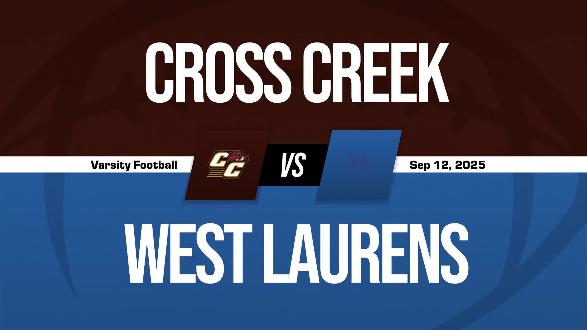 Football Recap: Cross Creek Comes Up Short