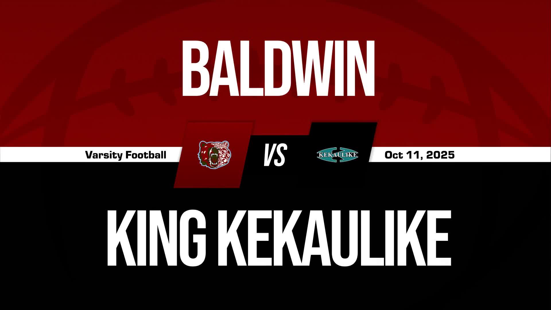 Football Game Preview: Baldwin Bears vs. Maui Sabers + How To Watch