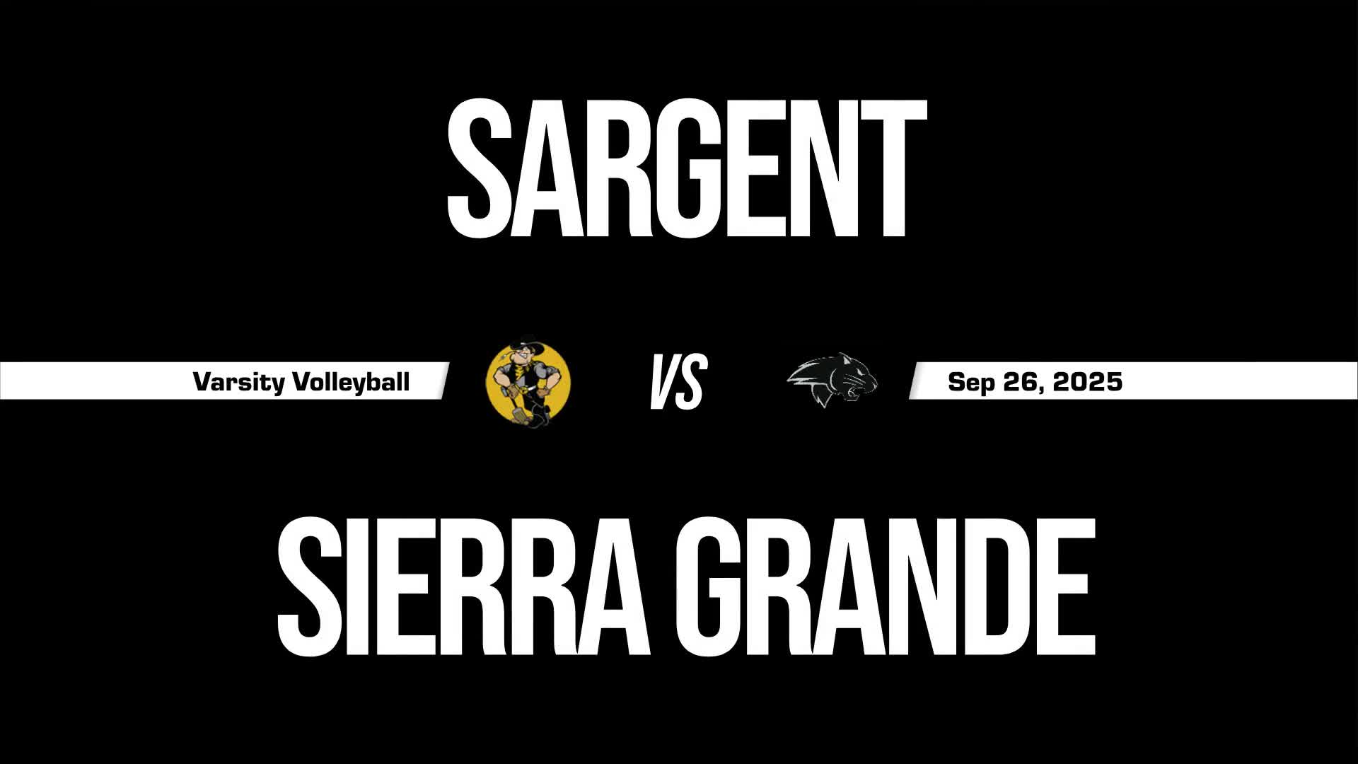 Volleyball Game Preview: Sierra Grande Panthers vs. Primero Bull