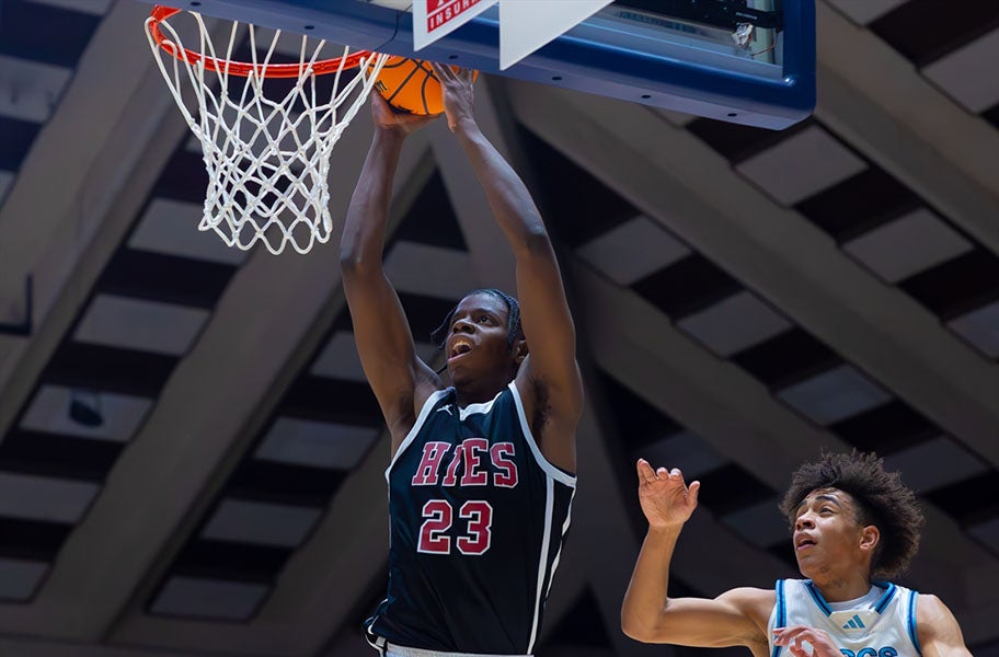Wilson piled up 1,905 points and 1,171 rebounds during his four-year high school career. (PHOTO: Corey Jones)