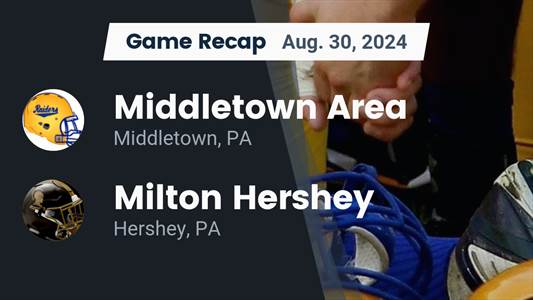 Football Recap: Milton Hershey Comes Up Short Despite  Kah'dyn G