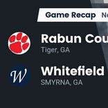 Whitefield Academy falls short of Rabun County in the playoffs