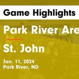 Basketball Game Recap: Park River/Fordville-Lankin Aggies vs. St. John Woodchucks