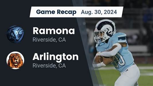 Football Recap: Sincere Tolbert Leads Ramona to Victory over Arl
