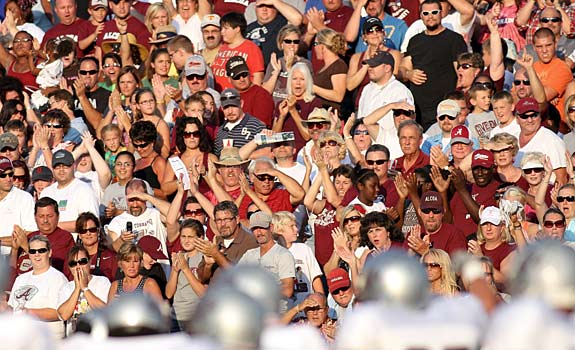 Expect another huge crowd for this rivalry game.