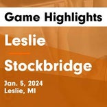 Basketball Game Recap: Leslie Blackhawks vs. Dansville Aggies