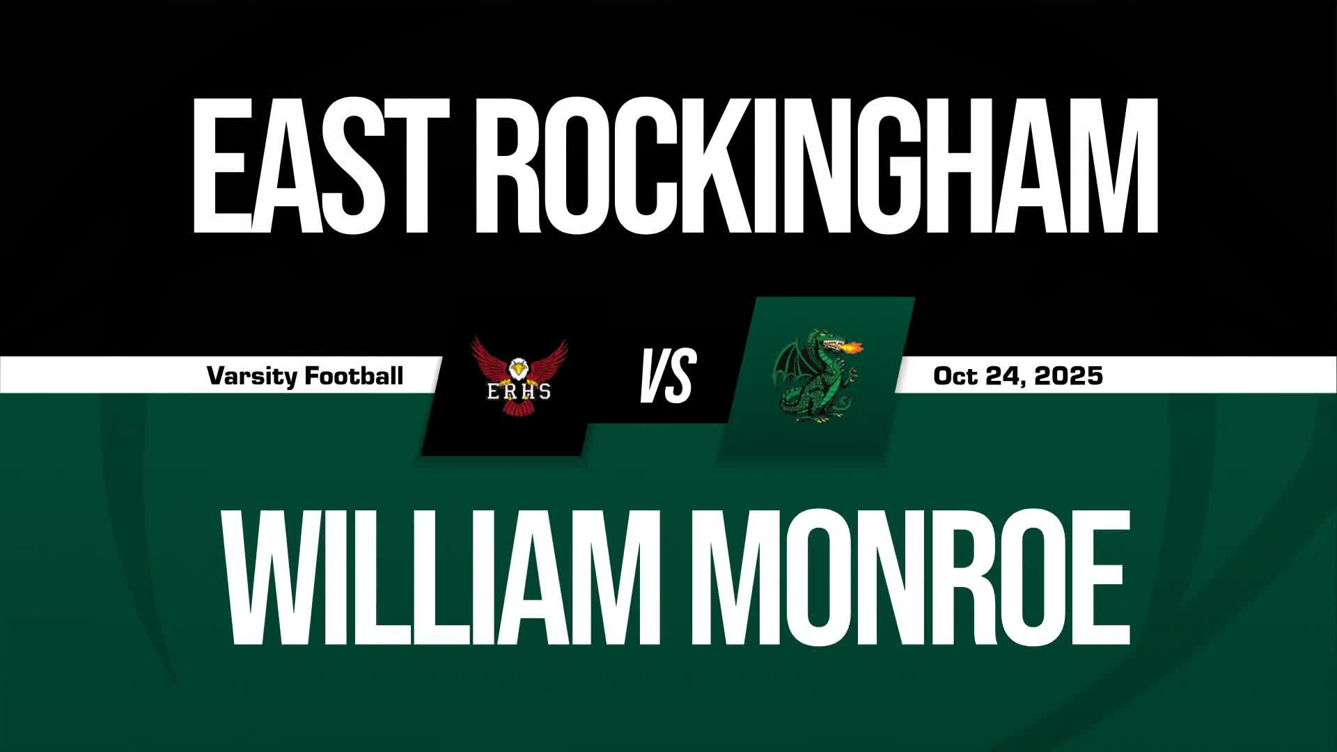 Football Recap: East Rockingham Comes Up Short + How To Watch