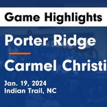 Carmel Christian piles up the points against Legion Collegiate Academy