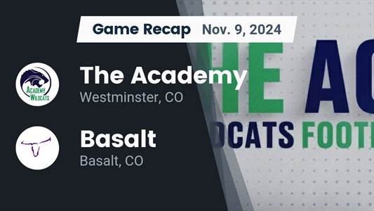Football Recap: Basalt Finds Playoff Glory Versus Sterling