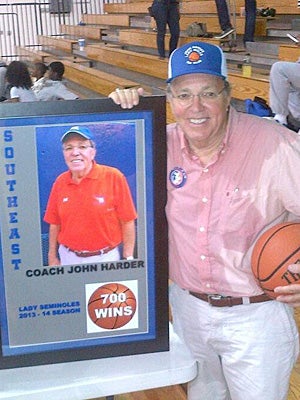 Southeast head coach John Harder