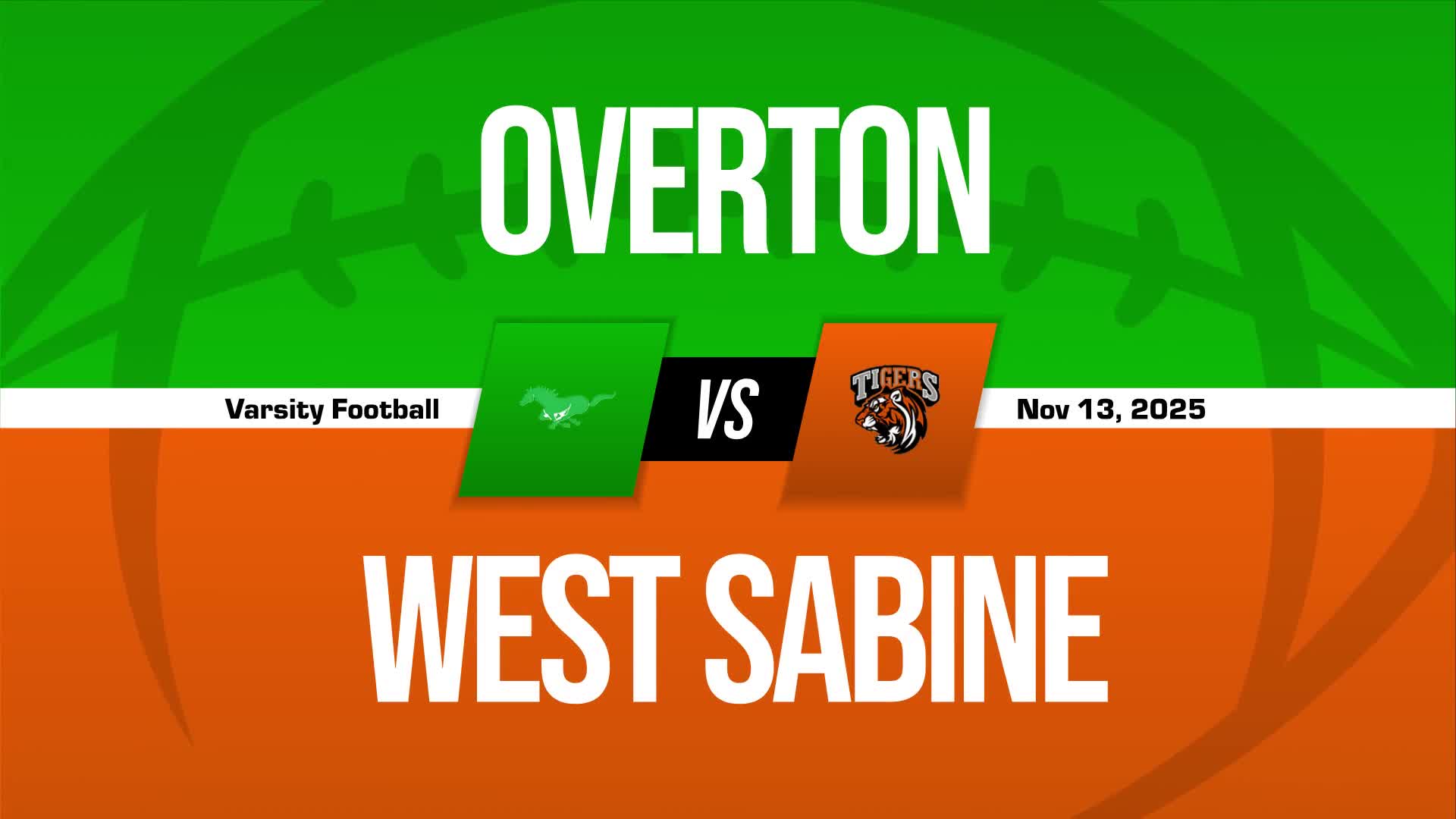 Football Game Preview: Overton Mustangs vs. Goldthwaite Eagles + How To Watch