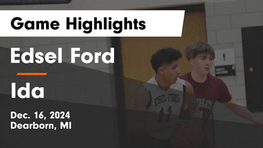 Basketball Recap: Thursday's  Loss Ends Edsel Ford's Winning Str