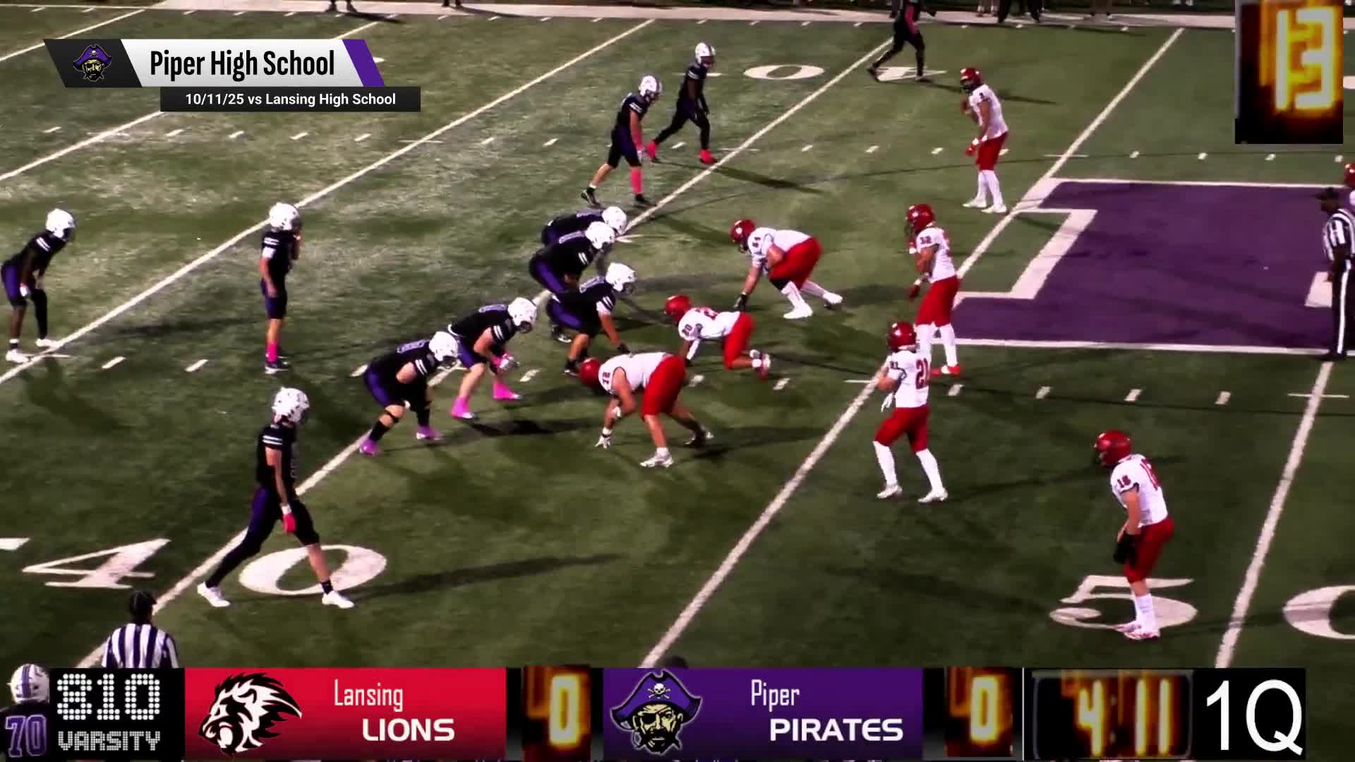 Football Recap: Piper Takes Down Schlagle in a Playoff Battle + How To Watch