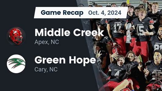 Football Recap: Middle Creek Picks Up Fourth Consecutive  Win
