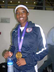 Robin Reynolds doesn't just win inFlorida - she also took home medalsfrom Singapore.