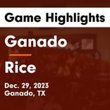 Basketball Game Recap: Rice Consolidated Raiders vs. Ganado Indians