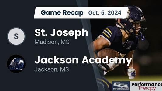Football Recap: Omarean Ellis Leads Jackson Academy to Victory over Starkville Academy
