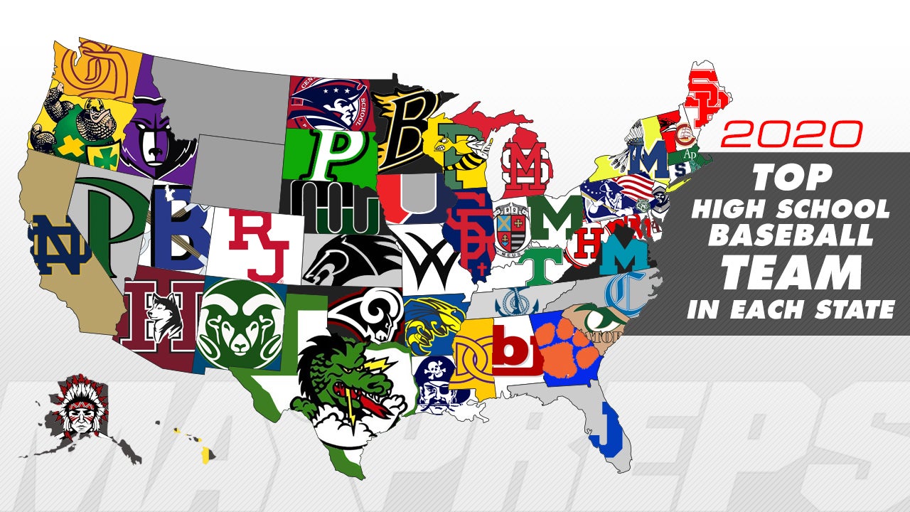 Best high school baseball team in every state