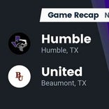 Football Game Recap: Beaumont United Timberwolves vs. Humble Wildcats