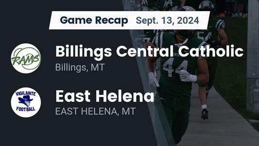 Football Recap: Billings Central Catholic Piles Up the Points Against Sidney