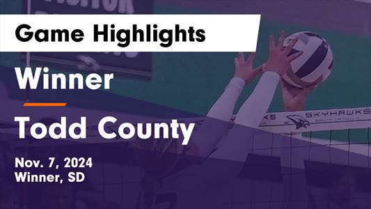 Volleyball Recap: Winner Beats Todd County for Their Fifth Straight  Win