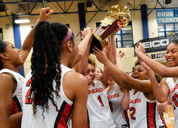 Sidwell Friends celebrates a national championship-clinching victory.