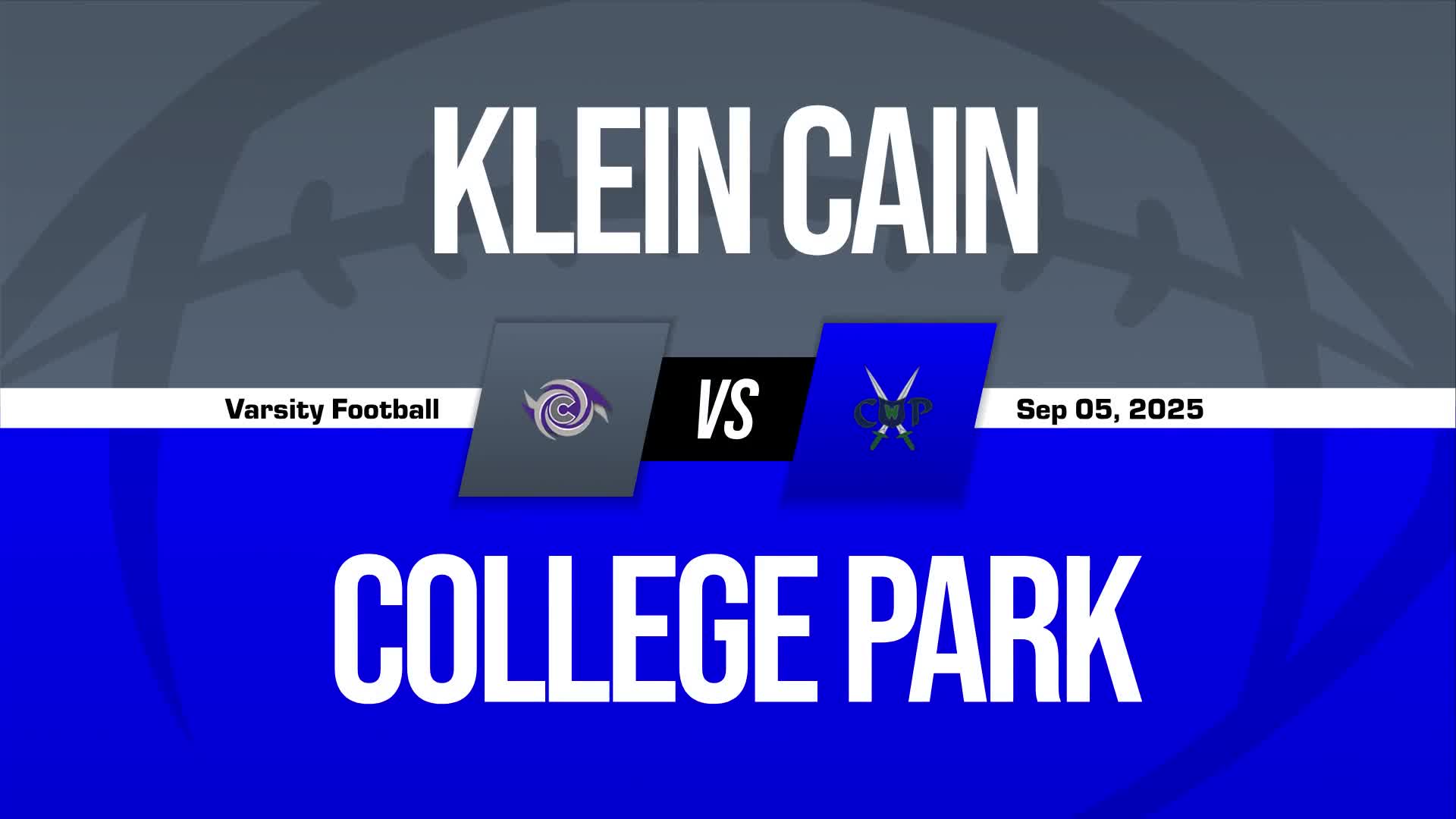 Football Recap: Klein Cain Skates Past Klein Forest with Ease + How To Watch
