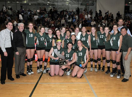 Palo Alto won its second straight Division I title, both by taking emotional five-game matches.
