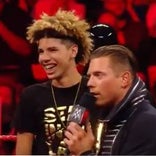 High school basketball star LaMelo Ball appears on WWE Raw