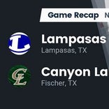 Football Game Recap: Canyon Lake vs. Lampasas Badgers