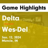 Basketball Game Recap: Delta Eagles vs. New Castle Trojans