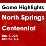 Basketball Game Recap: Centennial Knights vs. North Springs Spartans