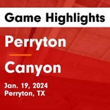 Canyon piles up the points against Borger