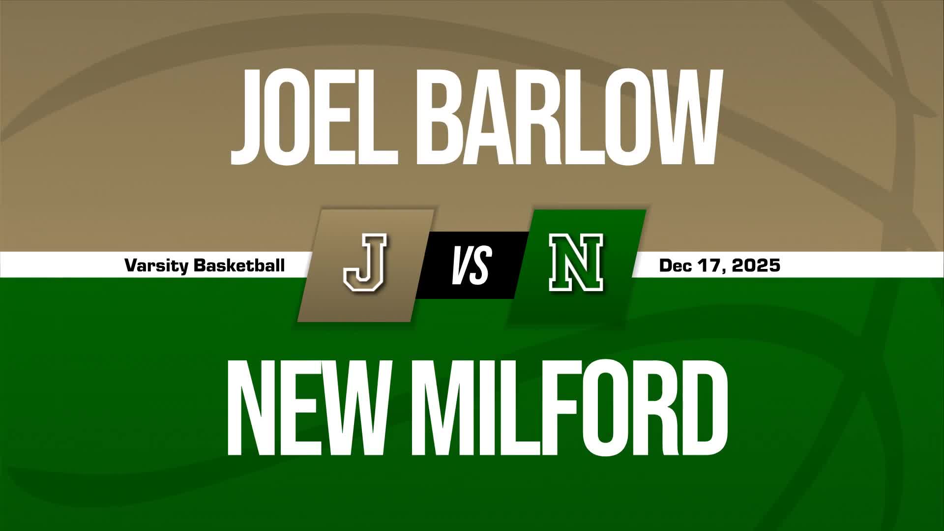 Sean Gabriel Game Report: @ New Milford
