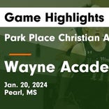 Park Place Christian Academy vs. Wayne Academy