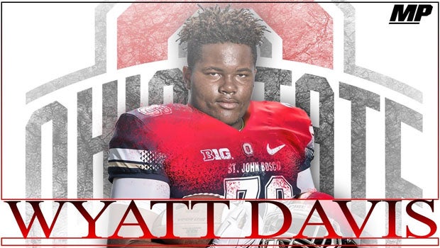 Wyatt Davis committed to Ohio State on Friday.