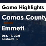 Camas County piles up the points against Dietrich