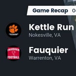 Football Game Recap: Fauquier Falcons vs. Kettle Run Cougars