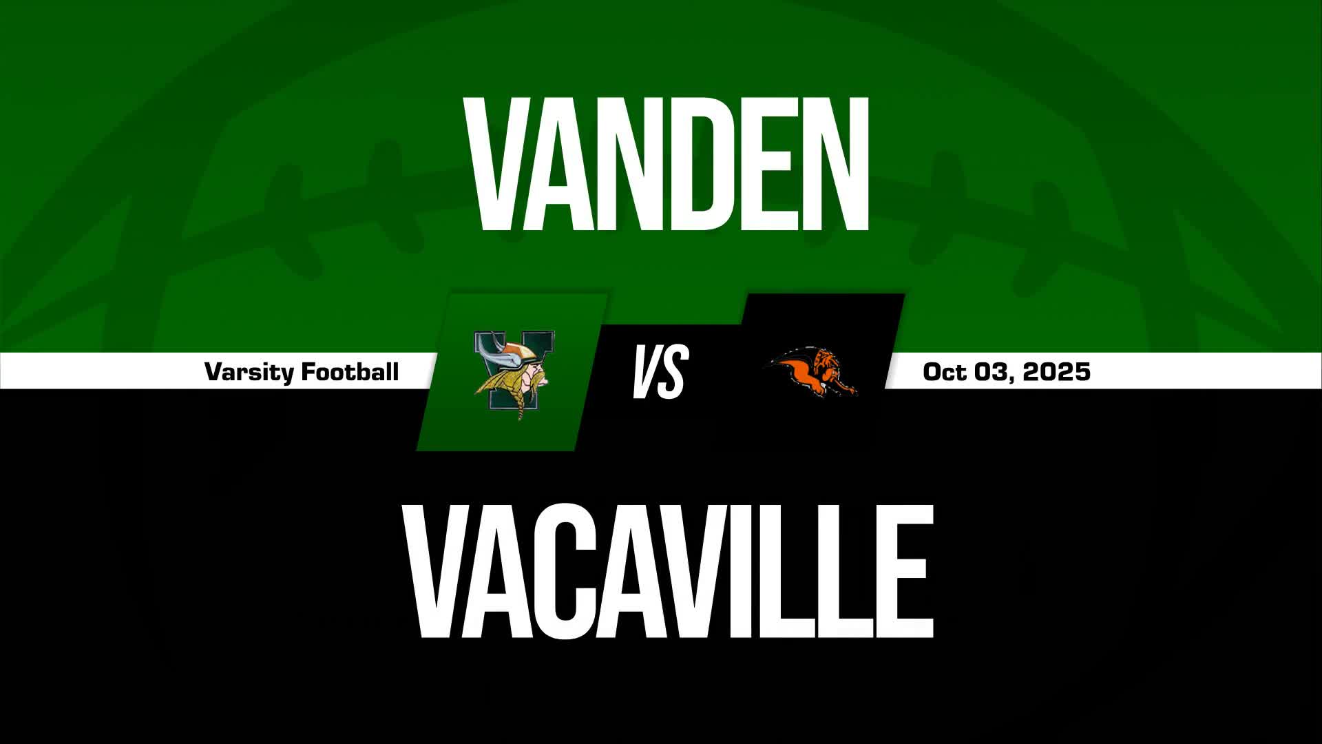 Football Recap: Vanden Piles Up the Points Against River City