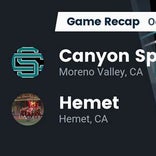 Hemet beats Paloma Valley for their fourth straight win