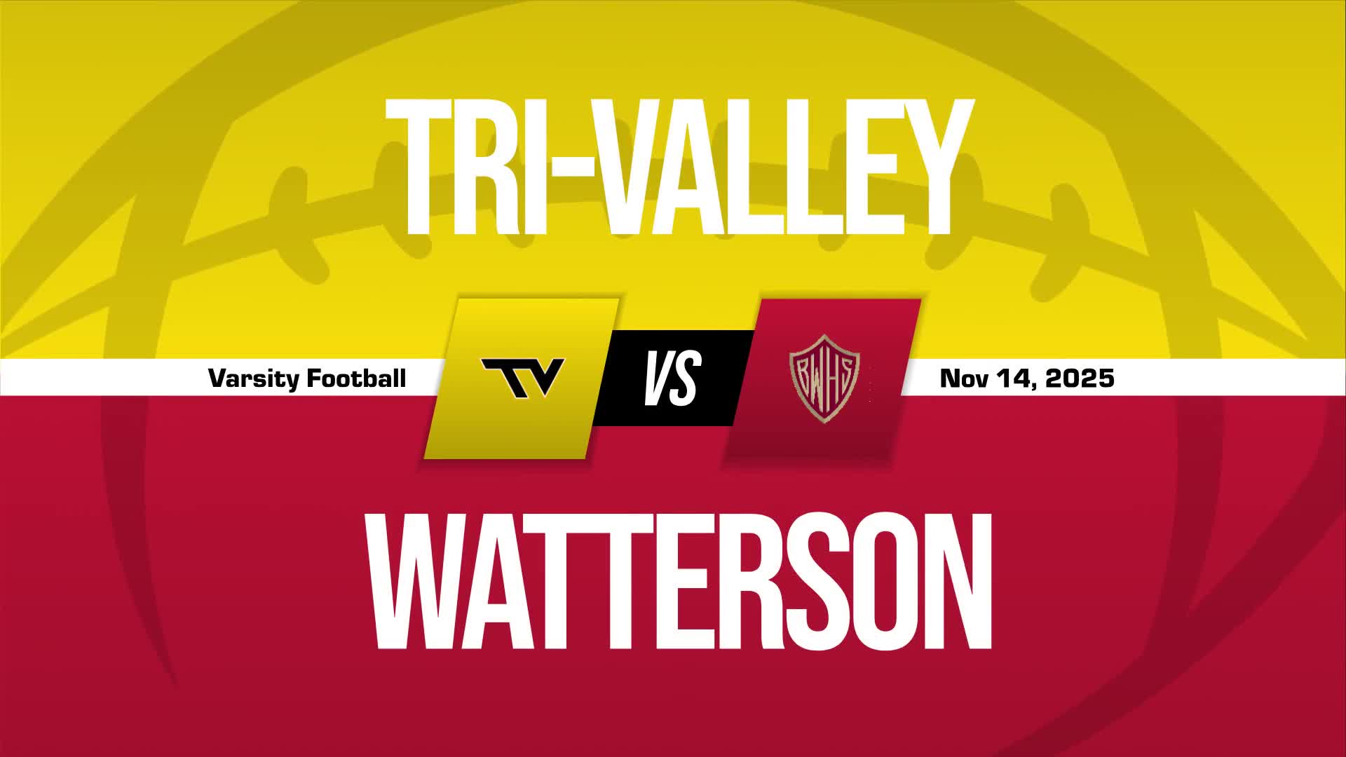 Football Recap: Bishop Watterson Takes Down Steubenville in a Pl