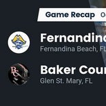 Football Game Recap: Fernandina Beach Pirates vs. Baker County Wildcats