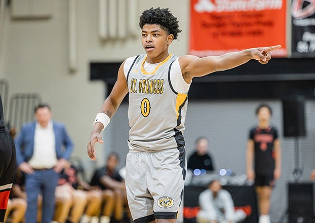 Winners of 12 of their last 13 games, junior guard Terence Jones III and St. Frances Academy are back in the MaxPreps Top 25 for the first time since December. (PHOTO: Kim Kravitz)