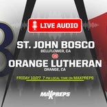 LISTEN LIVE Tonight: St. John Bosco at Orange Lutheran