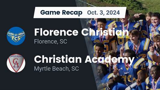 Football Recap: Florence Christian Piles Up the Points Against C